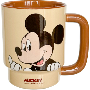 迪士尼陶瓷马克杯水杯家用儿童杯子2025新款卡通可爱大容量早餐杯