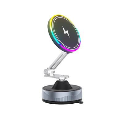 真空吸附磁吸无线充电导航支撑架