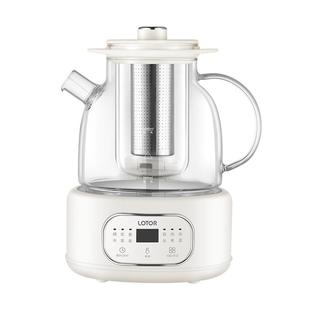 lotor徕多小圆吨养生壶纯全玻璃煮茶烧水壶办公室小型家用多功能