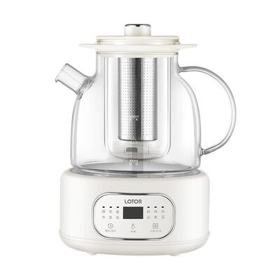 徕多小圆吨纯玻璃养生壶冷热泡茶