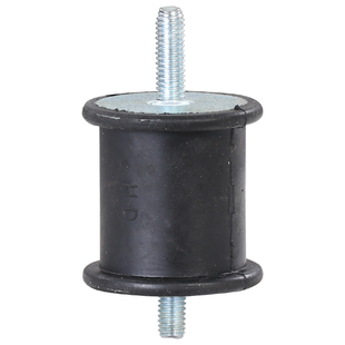 撒肥机单头橡胶支撑连接减震柱支架双头不锈钢弹簧防锈底座带螺丝