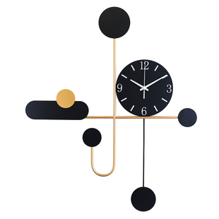 挂钟客厅家用时尚极简个性创意挂墙时钟现代简约大气挂表轻奢钟表