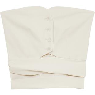 IT Philosophy di Lorenzo Serafini女装抹胸上衣交叠露脐上衣