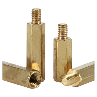 单头六角铜柱电脑主板机箱隔离柱6角螺柱螺丝2m2.5M3M4M5M6+3+5+7