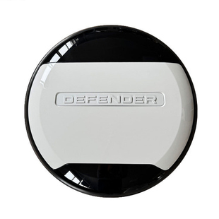 适用20-25款路虎卫士90/130/110备胎罩冰河白后挂轮胎罩套改装件