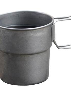 迦乐进口复古磨砂银咖啡杯