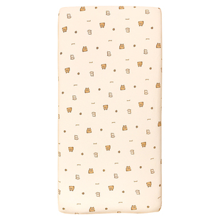 婴儿床床笠纯棉a类儿童拼接床单垫罩华夫格母婴级亲肤宝宝用 定制