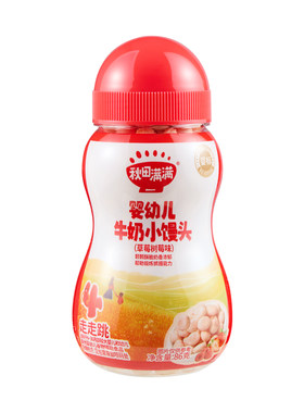 秋田满满牛奶小馒头宝宝零食