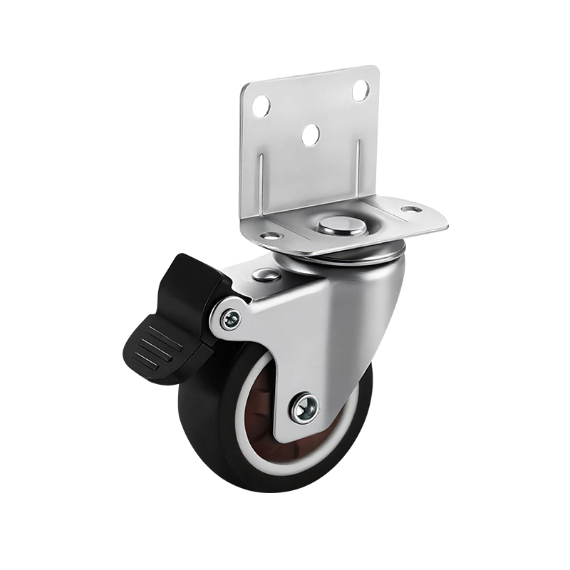 l型万向轮重型L型滑轮超静音脚轮