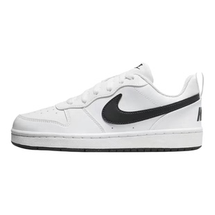 定制球鞋NikeCourtBorough粉雾甜心少女清新夏日 可爱低帮白粉色
