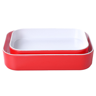 自助烤肉盘子商用火锅店餐具密胺捞汁小海鲜盘子烧烤串串香塑料盘