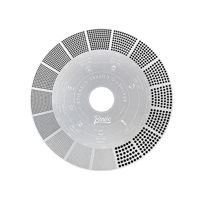 BinCoo咖啡豆研磨度尺寸卡
