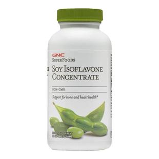美国gnc健安喜 浓缩大豆异黄酮胶囊90粒 天然雌激素 女性健康保养