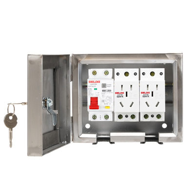 电瓶车不锈钢防水防雨充电箱