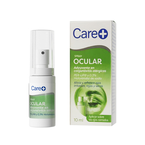 STADA史达德Care+过敏性结膜炎眼药水缓解干眼红血丝0.3%玻璃酸钠
