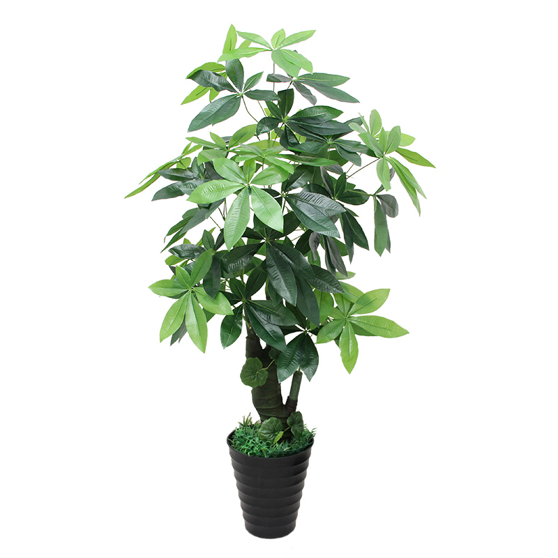 仿真绿植盆栽发财树客厅假招财树室内装饰落地花大型塑料植物造景