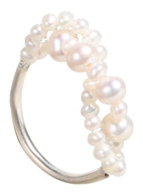 戒指复古珍珠戒指925银小众设计