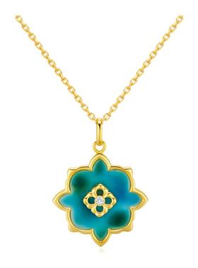 吾往碧落陶瓷项链轻奢高级感锁骨链景德镇艺术联名非遗手作伴手礼