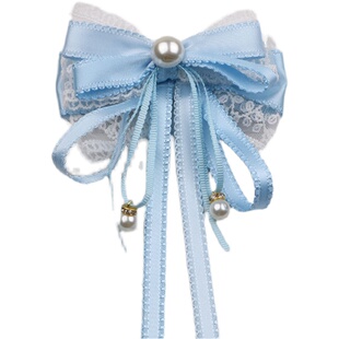 甜美日系粉色洛丽塔大蝴蝶结发夹少女后脑勺发卡子女童表演发饰品