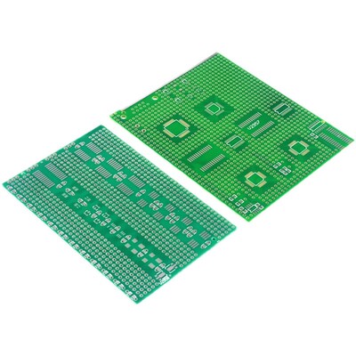 贴片万能板7*9*11cm 多封装 支持贴片芯片 混合实验板 PCB板