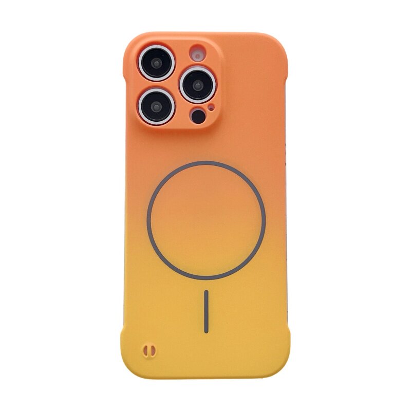 纯色粉色无边框兔子指环支架适用于iPhone17Promax手机壳16plus苹果14半包硬壳15Pro卡通13保护套xsmax个性XR