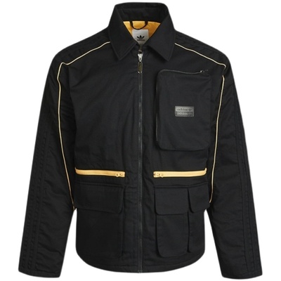 阿迪达斯运动休闲工装夹克棉服