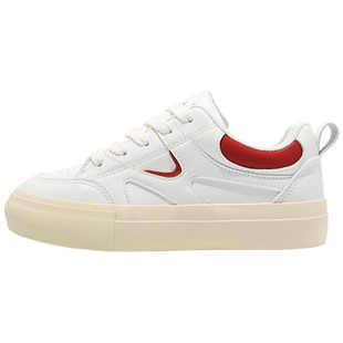 鮀品百搭小白鞋女2026春季新款运动面包鞋小众女鞋子休闲厚底板鞋