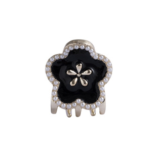 复古山茶花刘海夹小抓夹女优雅气质花朵耳后夹高级感小香风顶夹子