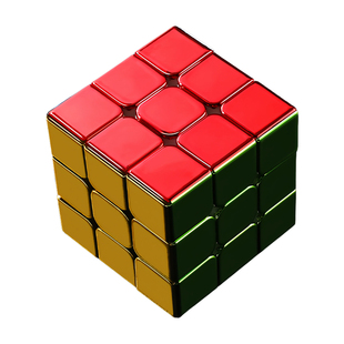 圣手电镀黄金二阶魔方23阶专业比赛速拧磁力顺滑炫彩儿童益智玩具