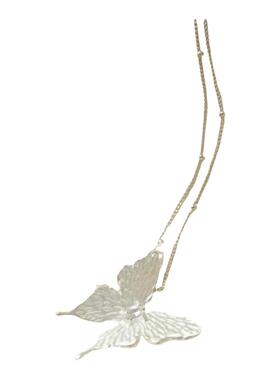 一寸十里蝴蝶项链925银