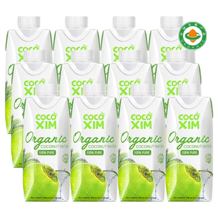 COCOXIM酷酷西姆越南原装进口有机100%椰子水330ml家庭饮料