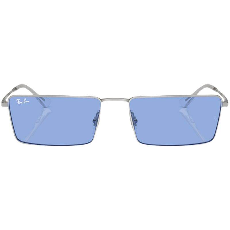 RayBan雷朋太阳眼镜方形窄框Y2K摩登复古男女同款时尚墨镜0RB3741