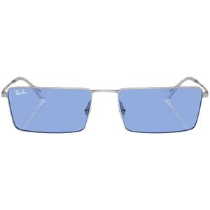 RayBan雷朋太阳眼镜方形窄框Y2K摩登复古男女同款时尚墨镜0RB3741