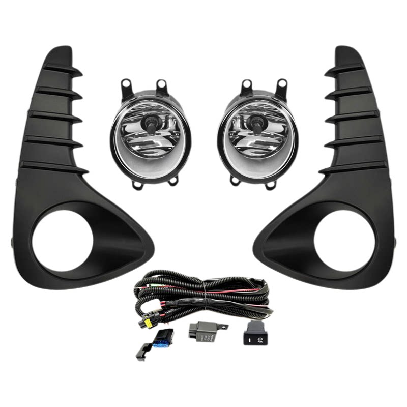 丰田新威驰前雾灯改装LED日行灯