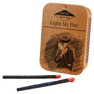 复古怀旧马口铁盒火柴高档滑盖浴血黑帮同款网红便携谢尔比火柴盒