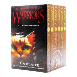 猫武士英文原版首部曲预言开始6册 Warriors The Complete First Series 123456传奇的猫族儿童成长励志呼唤野性Erin Hunter