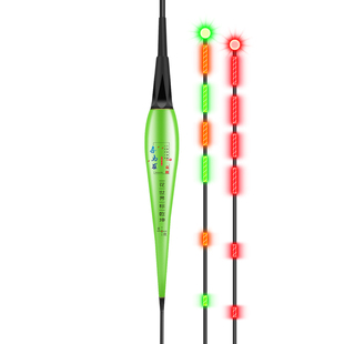 喜马罗重力感应电子漂咬钩变色夜光漂超亮水无纳米夜钓浮漂鲫鱼漂