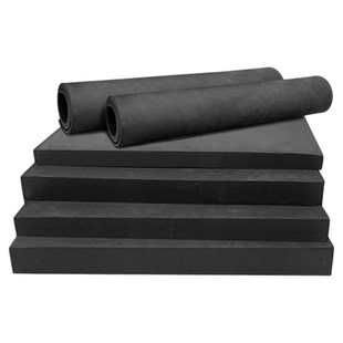 黑色25度高弹eva泡棉材料高密度耐磨耐高温发泡海绵板缓冲减震环保海绵垫片汽车鱼缸垫可定制内衬分切背胶