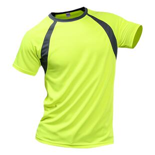 马拉松速干t恤定制工作服印logo文化圆领速干衣diy班服定做广告衫