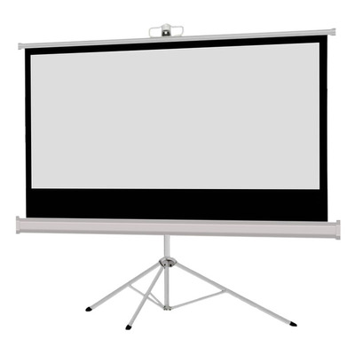 带壳稳重支架幕布半自动手动升降