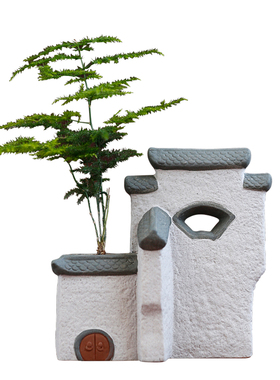 中式风禅意家居电视柜陶瓷装饰品