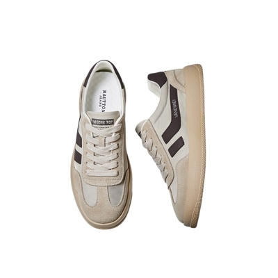 HauttonJeans复古休闲德训鞋男款