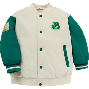 巴拉巴拉男童羽绒服小童宝宝轻薄棒球服外套冬装新款童装儿童韩版