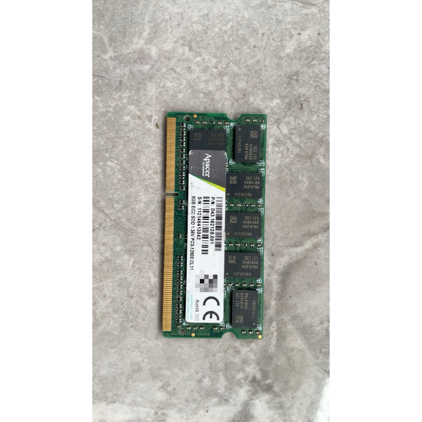 【议价-可维修】宇瞻Apacer DDR3 ECC 8GB服务器内存/二手均有货