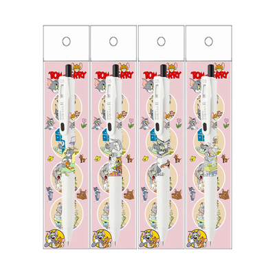 日本进口ZEBRA斑马JJ29卡通可爱猫和老鼠0.5DIY按动中性笔高颜值