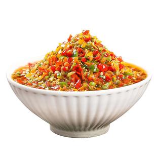 香辣彩椒酱蒜蓉剁椒酱辣椒酱下饭菜湖南特产剁辣椒双椒酱拌饭爆辣