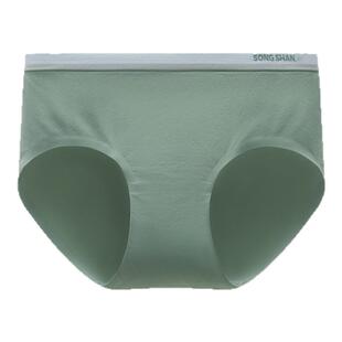 松山棉店女士内裤轻薄无痕面膜裤7A抗菌蚕柔纯棉底裆运动三角裤