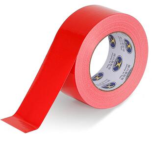 布基胶带强力地膜胶带红色单面高粘无痕不留胶固定地毯封边婚庆舞台防水管道密封胶带易撕地面保护膜胶带批发