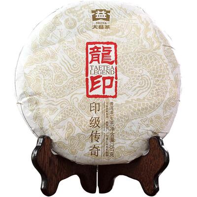 大益普洱茶2012年龙印生茶357g