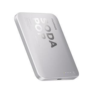 【3C认证可上飞机】MOMAX摩米士2025新款金属超薄磁吸充电宝苏打泡泡10000毫安适用苹果17iphone16移动电源